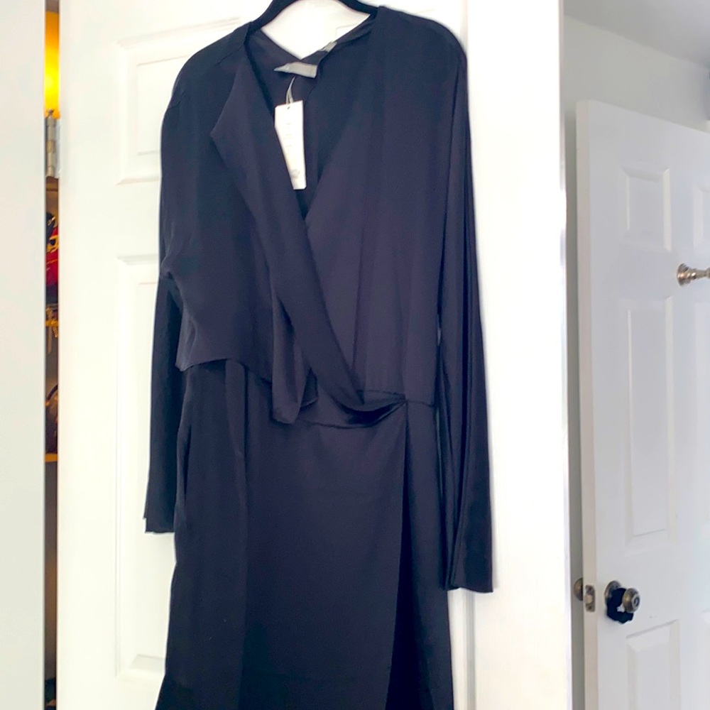 Classic VINCE black cocktail, black tie dress